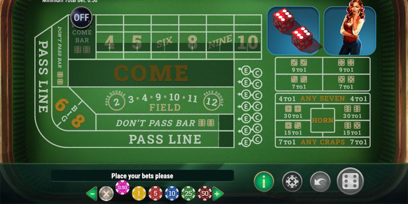 Craps - Trò chơi cổ điển nổi tiếng 